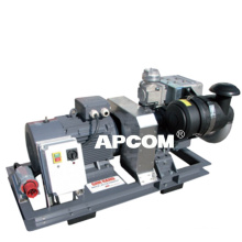 APCOM Low pressure 355CFM 2.5bar 30kw Air Compressor in food industry for sugar salt bulk cement